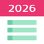 Column Calendar and Tag Memo icon