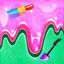 Pastel Rainbow Slime Simulator icon