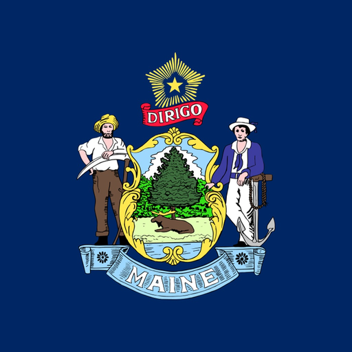 Maine USA - stickers & emoji app icon