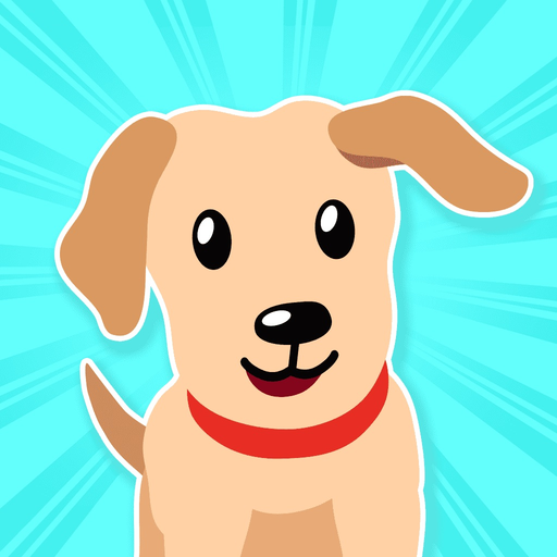Funny Dogs: Animated Stickers app icon