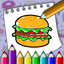 Coloring Book - Food & Drinks icon