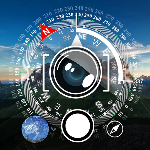 GPS Photo Stamp Camera app icon