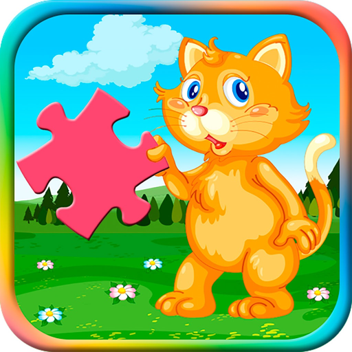 Funny junior puzzles app icon