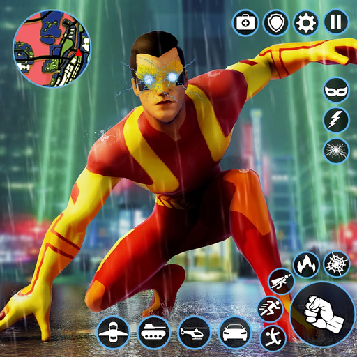Superhero Fight:Mad City Story app icon