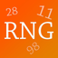 RNG: Random number generator icon