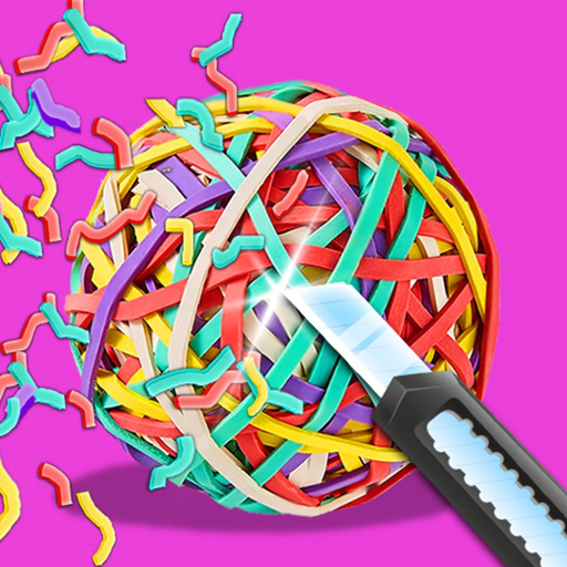 RubberBand Cutting - ASMR app icon
