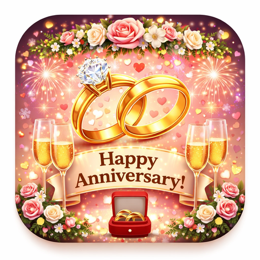 Anniversary Wishes Gif Images app icon