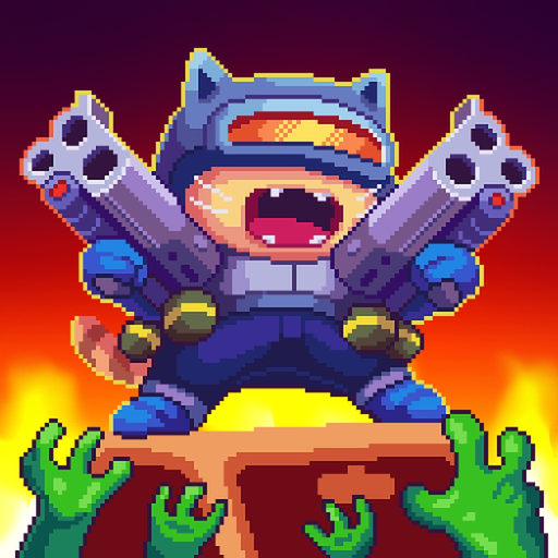 Cat Fire - Pixel Shooter app icon
