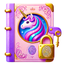 Unicorn Diary (with password) icon