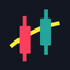 Trade Size stock trading risk icon
