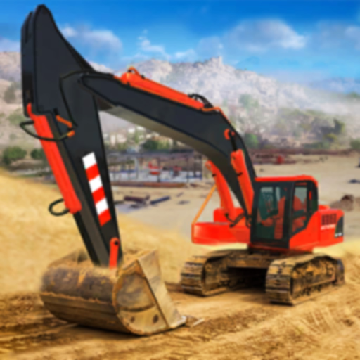 Construction Excavator Game 3d app icon