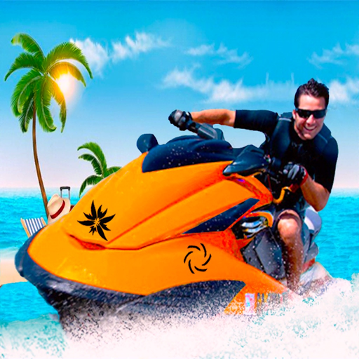 WATER BIKE STUNT RACE GAMES 3D app icon