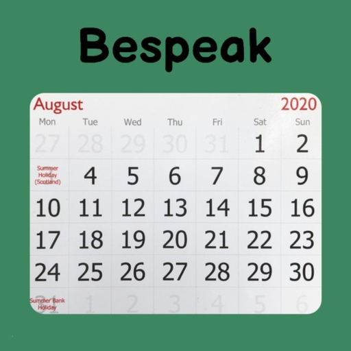 Bespeak app icon