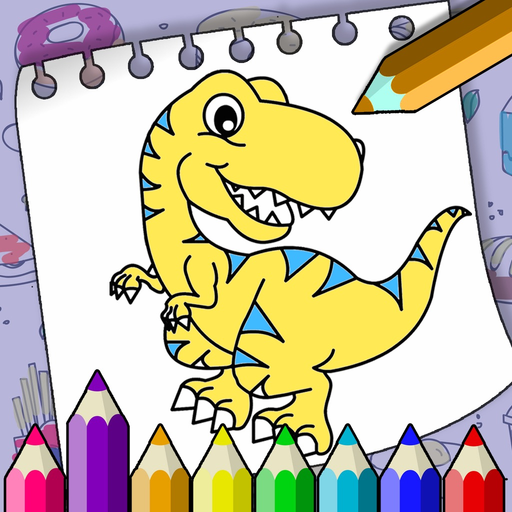 Coloring Book - Dinosaurs app icon