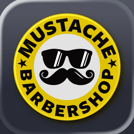 Mustache Barbershop app icon