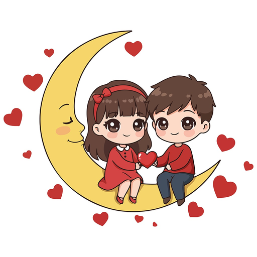 Valentine's Couple Stickers app icon