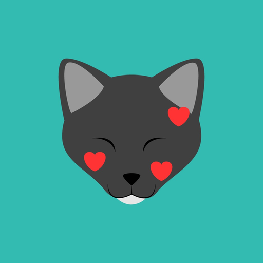 Henry the Black Cat Stickers app icon