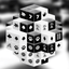 Black & White Mahjong 3D icon