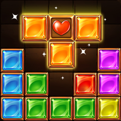 Wood block puzzle blast app icon