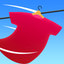 Toss a hanger icon