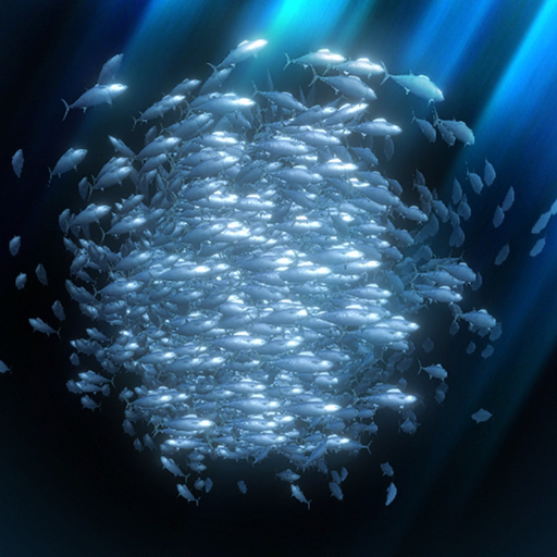 School of fish AR app icon