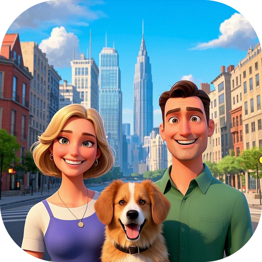 Life Simulator With Dog Games app icon
