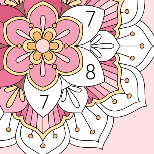 Color by Number – Mandala Book app icon
