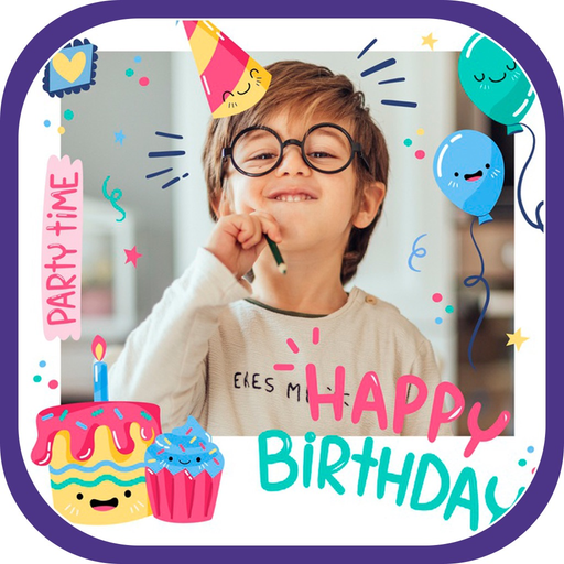 Birthday Cake E-Frames & Photo app icon