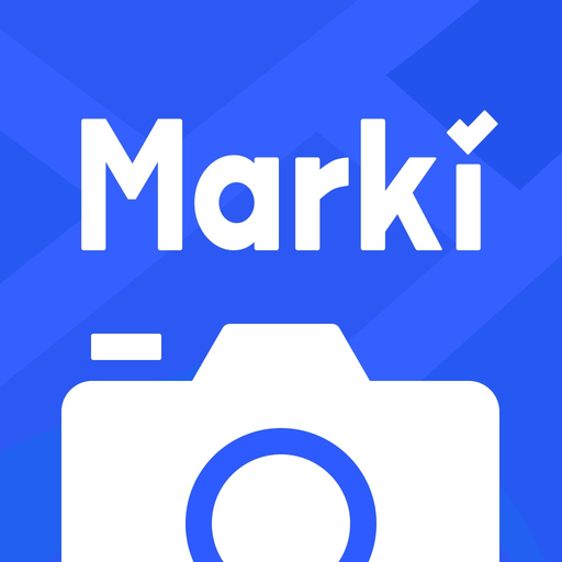 Marki: timestamp & GPS camera app icon