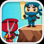 Rock paper scissors online bg icon