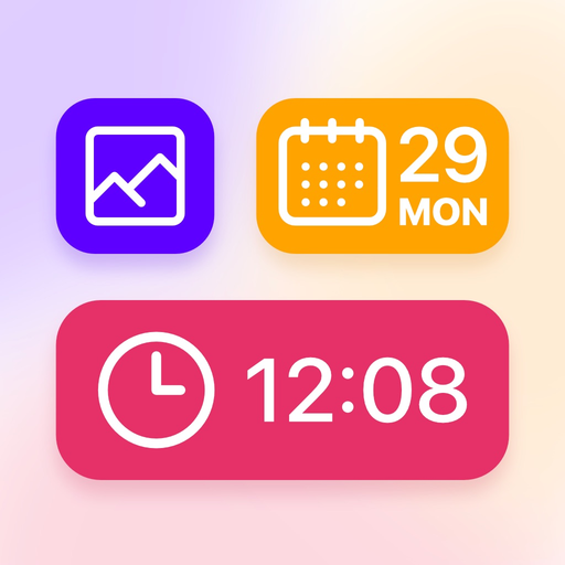 Widgets PRO - Photo Time Color app icon