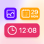 Widgets PRO - Photo Time Color icon