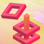 Hoop Sort: Stack and Fill 3D icon