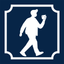 Walking by numbers icon