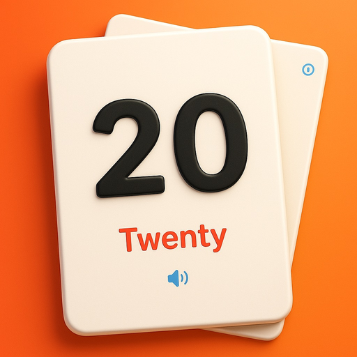 Numbers Flashcards for Kids app icon