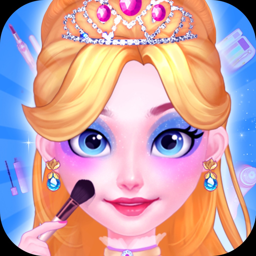 Girl makeup salon app icon