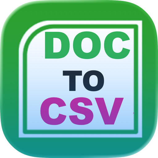 CSV Exporter - for MS Word app icon