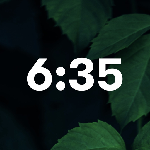 Nature Clock Widget app icon