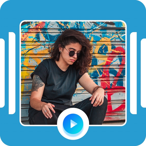 Tap to Slide Photo Video Maker app icon