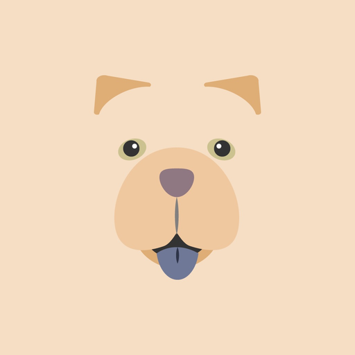 Peach the Chow Chow Stickers app icon