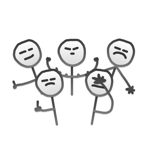 Hand Drawn Stick Men Stickers app icon