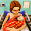 Pregnant Mom Newborn Baby Care icon