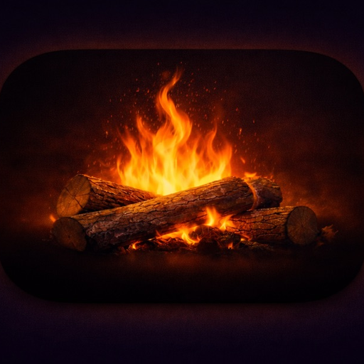 Fire Place: Live in 4k app icon