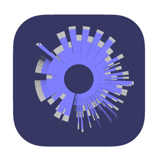 Sunburst Disk Space Mapper app icon