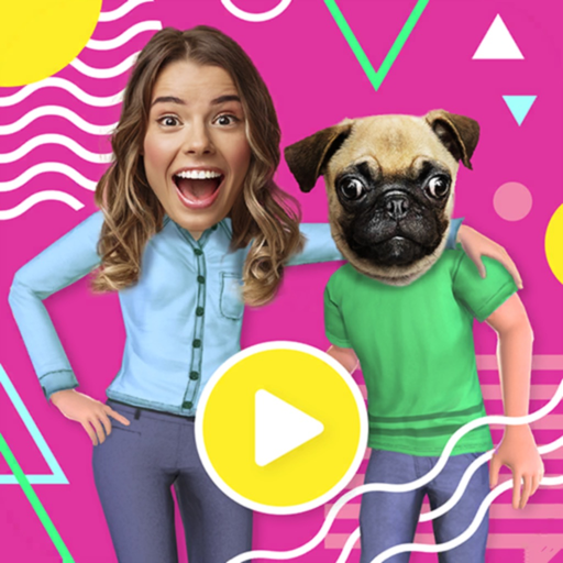 Face in dance for make videos app icon