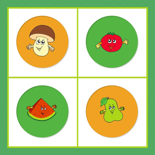 Fruits Vegetables Memory Game app icon