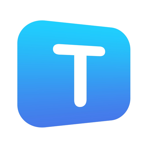 Text Widget on Home Screen app icon