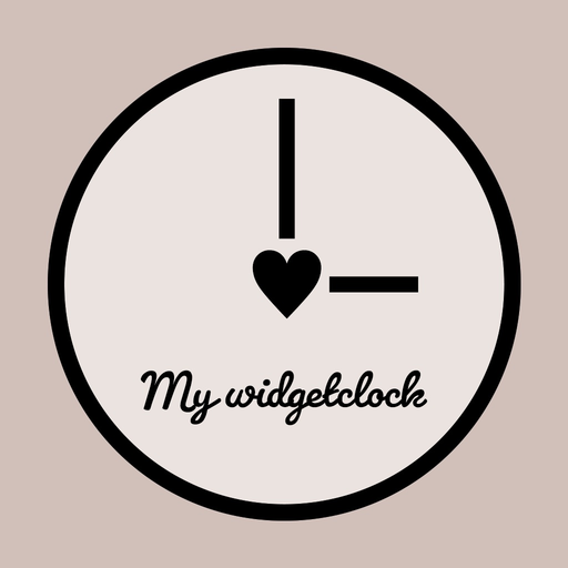 My widget clock | kawaii Japan app icon