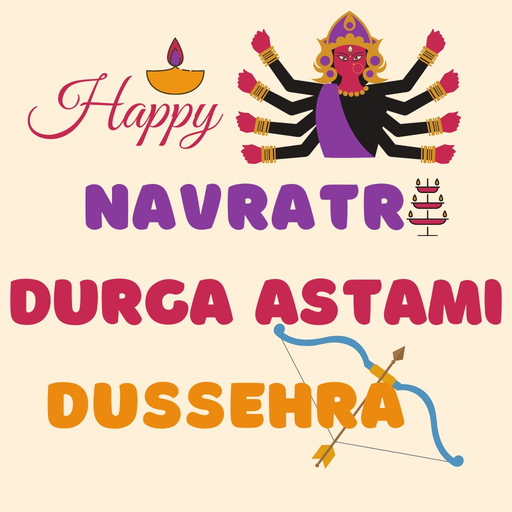 Navratri Dussehra Image Wishes app icon