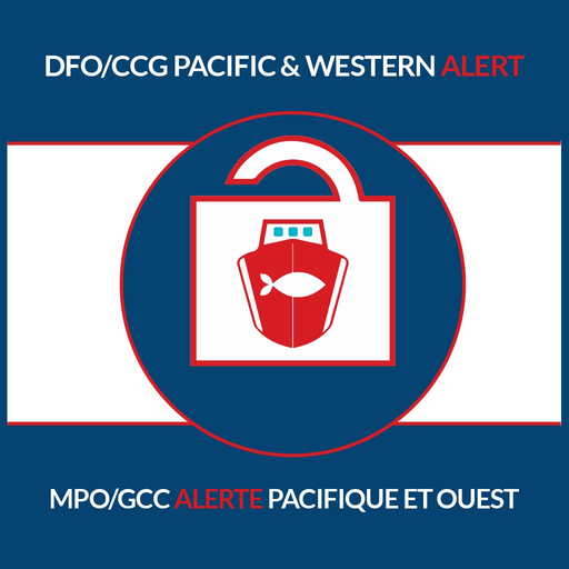 DFO/CCG Pac-West Alert app icon